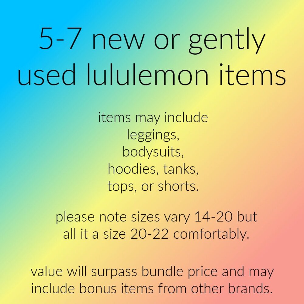lululemon mystery bundle 5